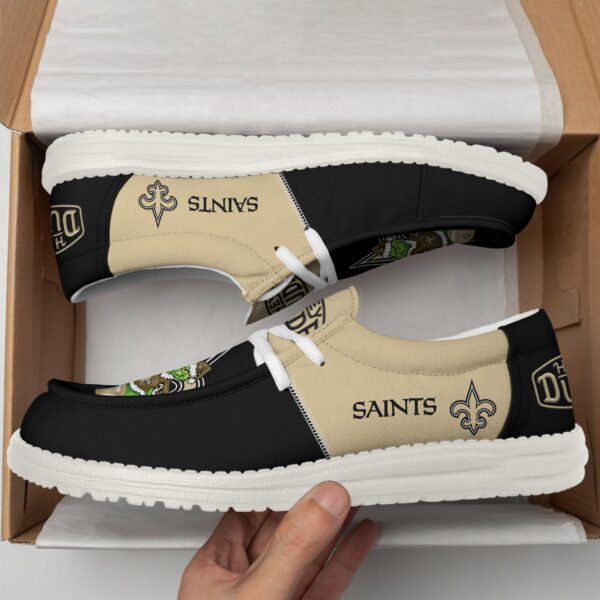 Tubopro New Orleans Saints Personalized Hey Dude Shoes For Men And Women - Image 3