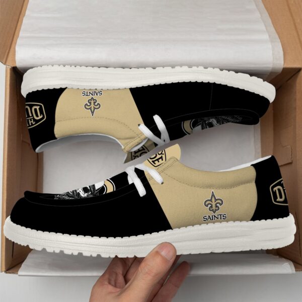 Tubopro New Orleans Saints Personalized Hey Dude Shoes For Men And Women - Image 3