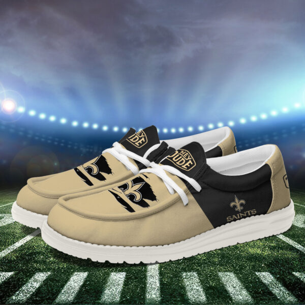Tubopro New Orleans Saints Personalized Hey Dude Shoes For Men And Women - Image 2