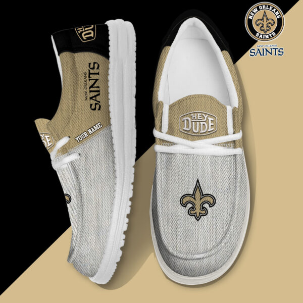 Tubopro New Orleans Saints Personalized Hey Dude Shoes For Men And Women