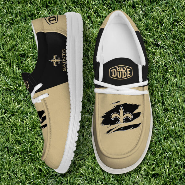 Tubopro New Orleans Saints Personalized Hey Dude Shoes For Men And Women