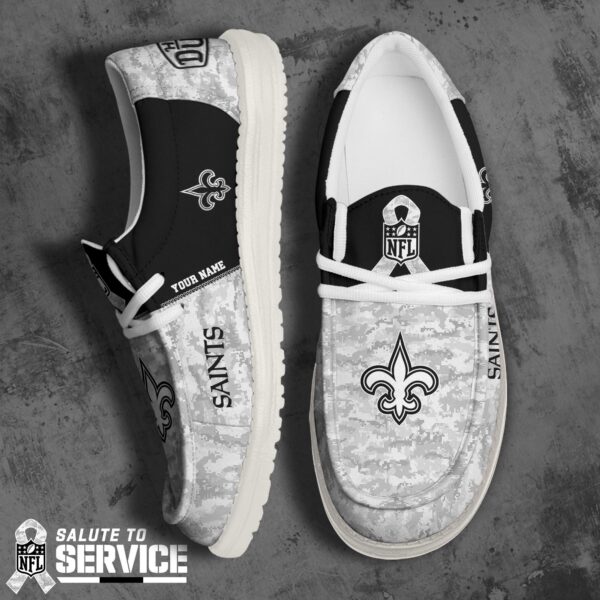 Tubopro New Orleans Saints Personalized Hey Dude Shoes For Men And Women