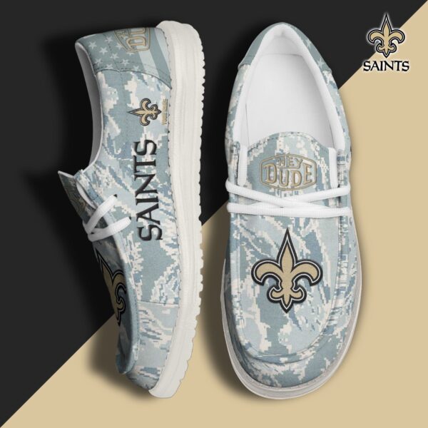 Tubopro New Orleans Saints Personalized Hey Dude Shoes For Men And Women
