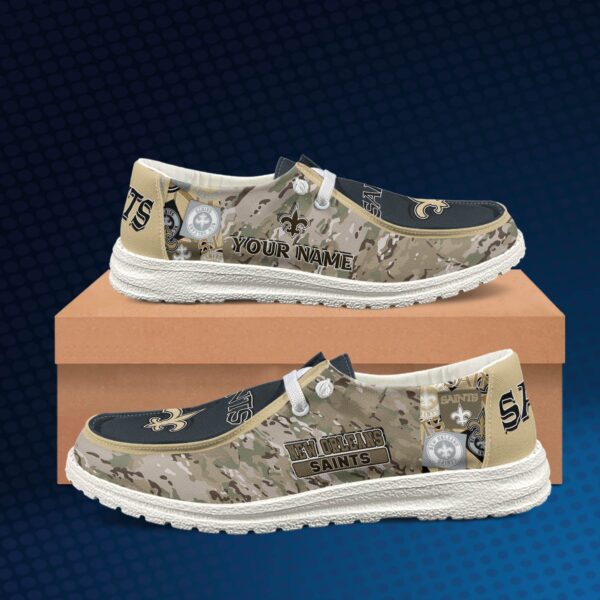 Tubopro New Orleans Saints Personalized Hey Dude Shoes For Men And Women - Image 2