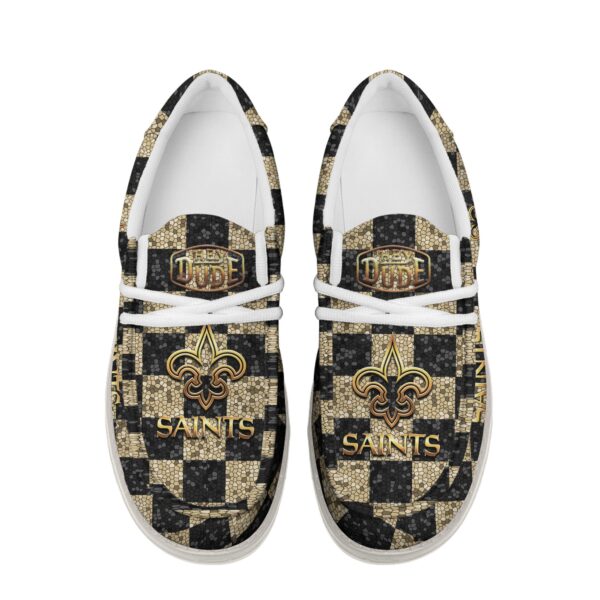 Tubopro New Orleans Saints Personalized Hey Dude Shoes For Men And Women - Image 4