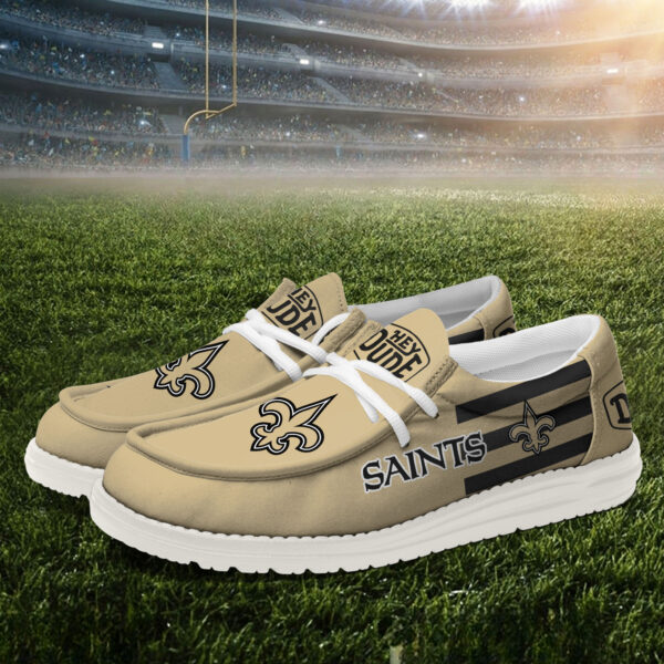 Tubopro New Orleans Saints Personalized Hey Dude Shoes For Men And Women - Image 2