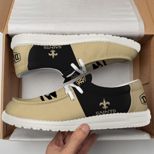 Tubopro New Orleans Saints Personalized Hey Dude Shoes For Men And Women - Image 4