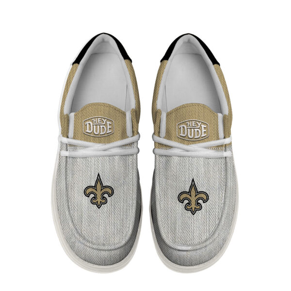Tubopro New Orleans Saints Personalized Hey Dude Shoes For Men And Women - Image 4