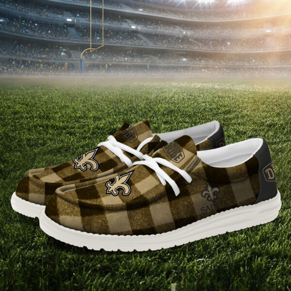 Tubopro New Orleans Saints Personalized Hey Dude Shoes For Men And Women - Image 3