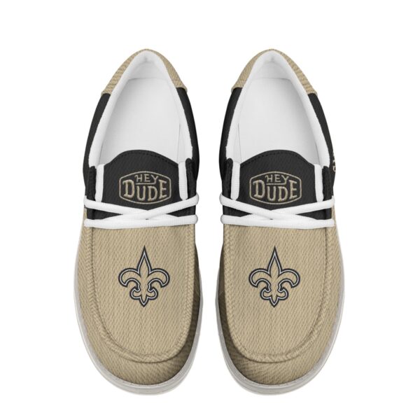 Tubopro New Orleans Saints Personalized Hey Dude Shoes For Men And Women - Image 4
