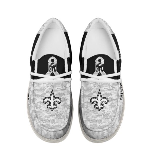 Tubopro New Orleans Saints Personalized Hey Dude Shoes For Men And Women - Image 4