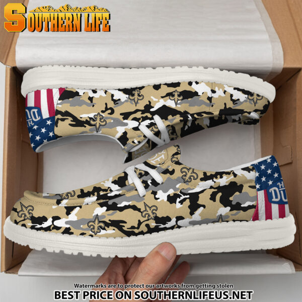 Tubopro New Orleans Saints Personalized Hey Dude Shoes For Men And Women - Image 4