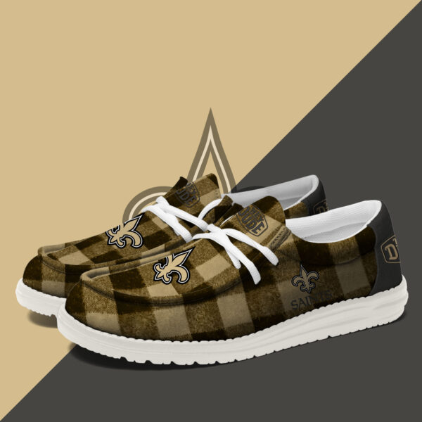 Tubopro New Orleans Saints Personalized Hey Dude Shoes For Men And Women - Image 2