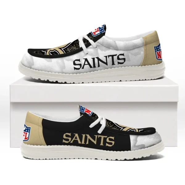 Tubopro New Orleans Saints Personalized Hey Dude Shoes For Men And Women - Image 2