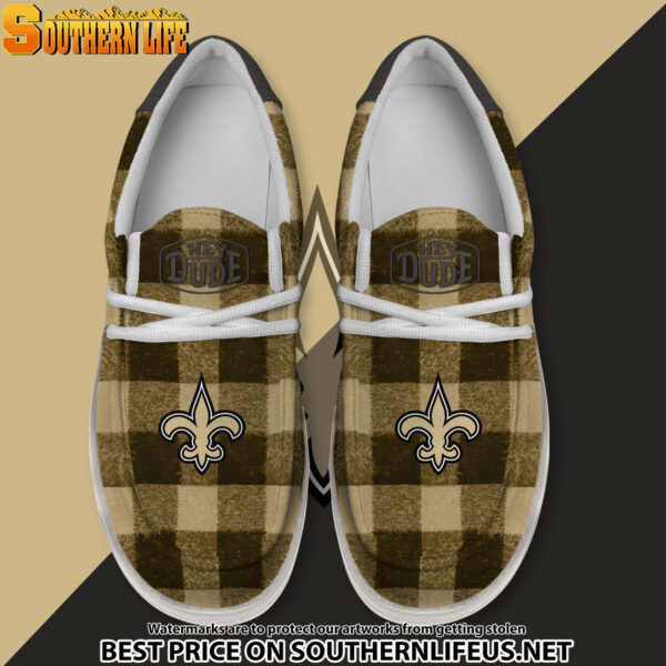 Tubopro New Orleans Saints Personalized Hey Dude Shoes For Men And Women