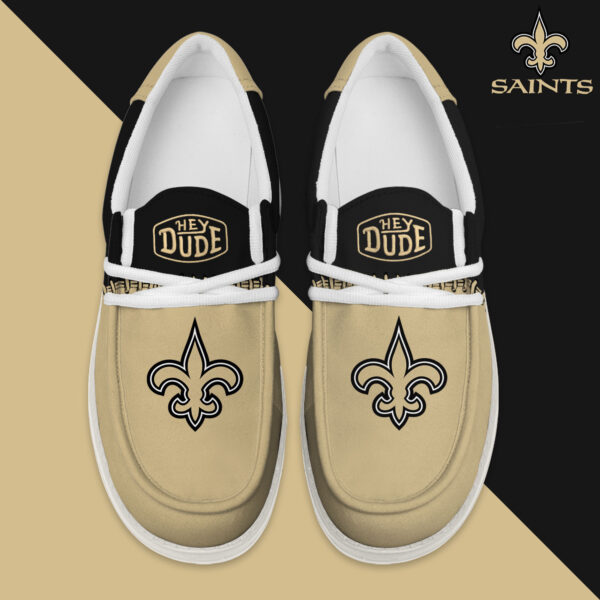 Tubopro New Orleans Saints Personalized Hey Dude Shoes For Men And Women - Image 4