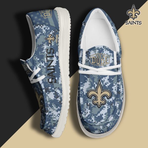 Tubopro New Orleans Saints Personalized Hey Dude Shoes For Men And Women