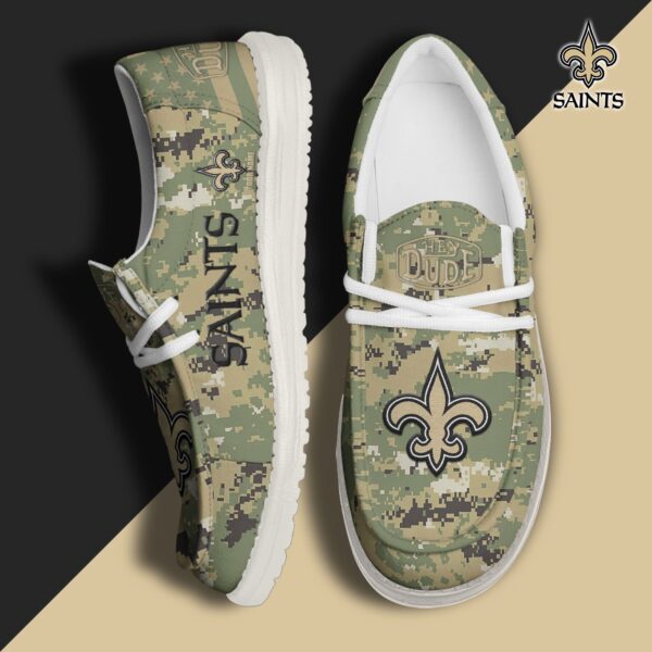Tubopro New Orleans Saints Personalized Hey Dude Shoes For Men And Women