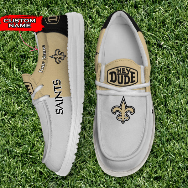 Tubopro New Orleans Saints Personalized Hey Dude Shoes For Men And Women