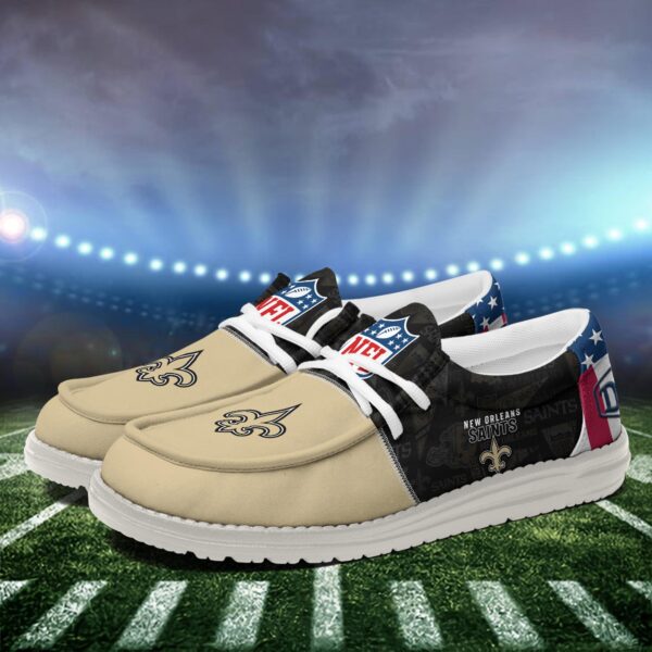 Tubopro New Orleans Saints Personalized Hey Dude Shoes For Men And Women - Image 3