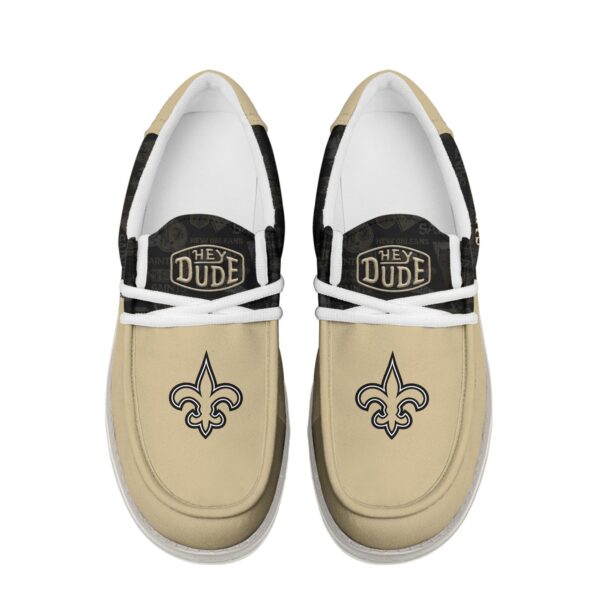 Tubopro New Orleans Saints Personalized Hey Dude Shoes For Men And Women - Image 4
