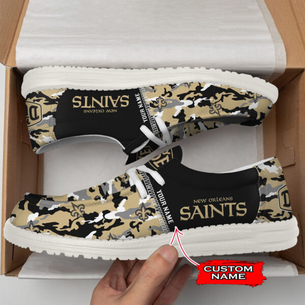 Tubopro New Orleans Saints Personalized Hey Dude Shoes For Men And Women - Image 2