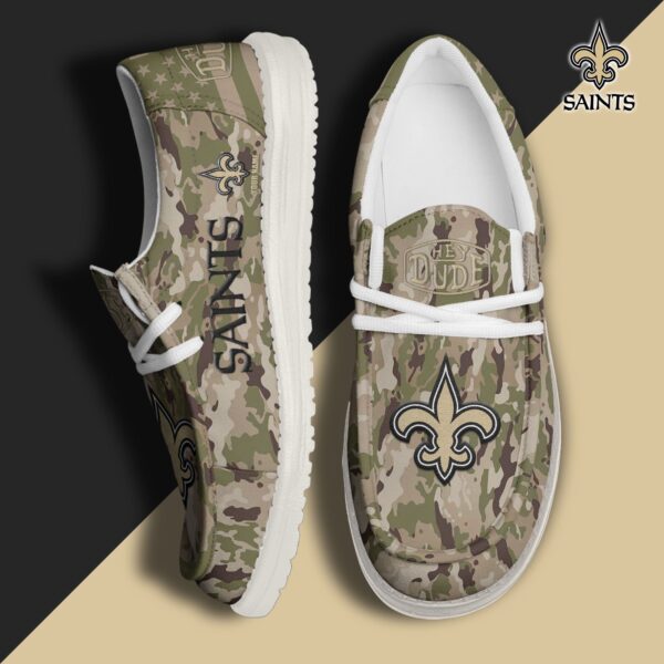 Tubopro New Orleans Saints Personalized Hey Dude Shoes For Men And Women