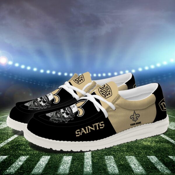 Tubopro New Orleans Saints Personalized Hey Dude Shoes For Men And Women - Image 2