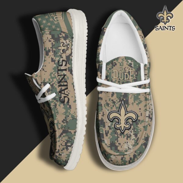 Tubopro New Orleans Saints Personalized Hey Dude Shoes For Men And Women
