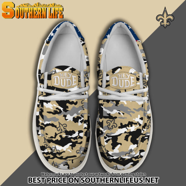 Tubopro New Orleans Saints Personalized Hey Dude Shoes For Men And Women