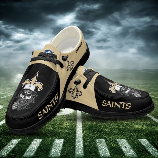 Tubopro New Orleans Saints Personalized Hey Dude Shoes For Men And Women - Image 2
