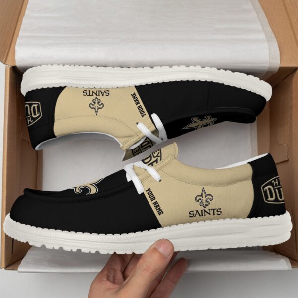 Tubopro New Orleans Saints Personalized Hey Dude Shoes For Men And Women - Image 2