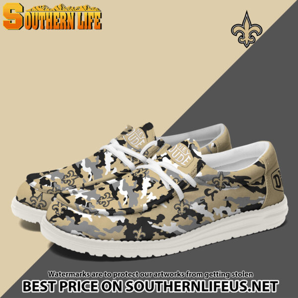 Tubopro New Orleans Saints Personalized Hey Dude Shoes For Men And Women - Image 2