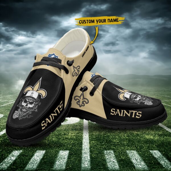 Tubopro New Orleans Saints Personalized Hey Dude Shoes For Men And Women - Image 4