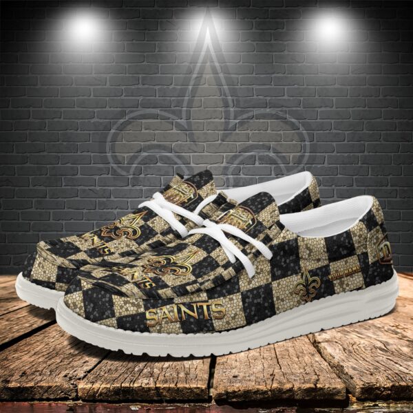 Tubopro New Orleans Saints Personalized Hey Dude Shoes For Men And Women - Image 3