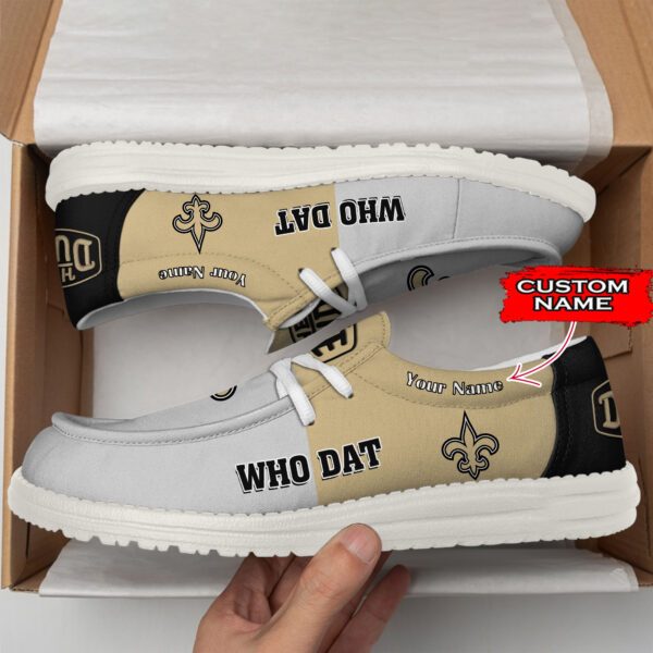 Tubopro New Orleans Saints Personalized Hey Dude Shoes For Men And Women - Image 2