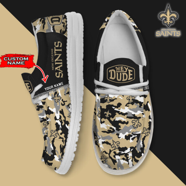Tubopro New Orleans Saints Personalized Hey Dude Shoes For Men And Women