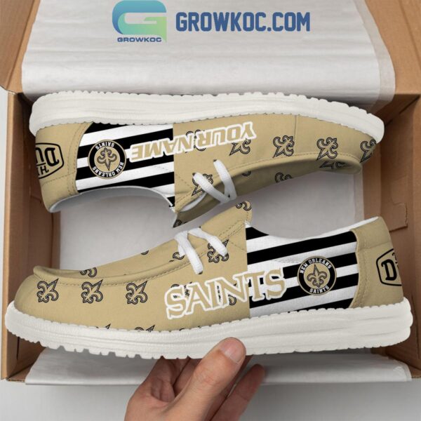Tubopro New Orleans Saints Personalized Hey Dude Shoes For Men And Women