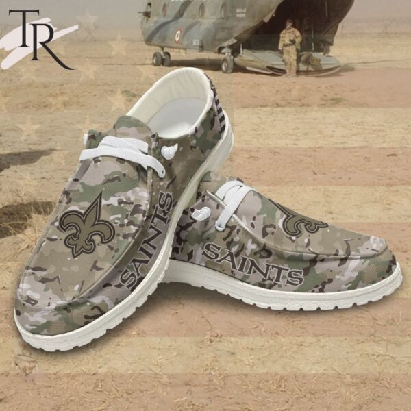 Tubopro New Orleans Saints Personalized Hey Dude Shoes For Men And Women