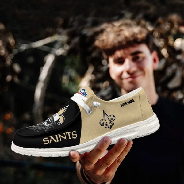Tubopro New Orleans Saints Personalized Hey Dude Shoes For Men And Women - Image 5