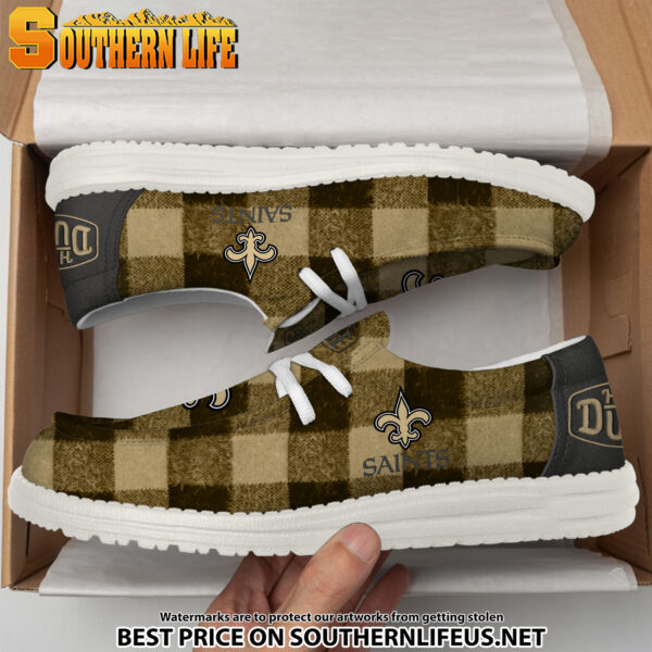 Tubopro New Orleans Saints Personalized Hey Dude Shoes For Men And Women - Image 4