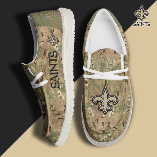 Tubopro New Orleans Saints Personalized Hey Dude Shoes For Men And Women