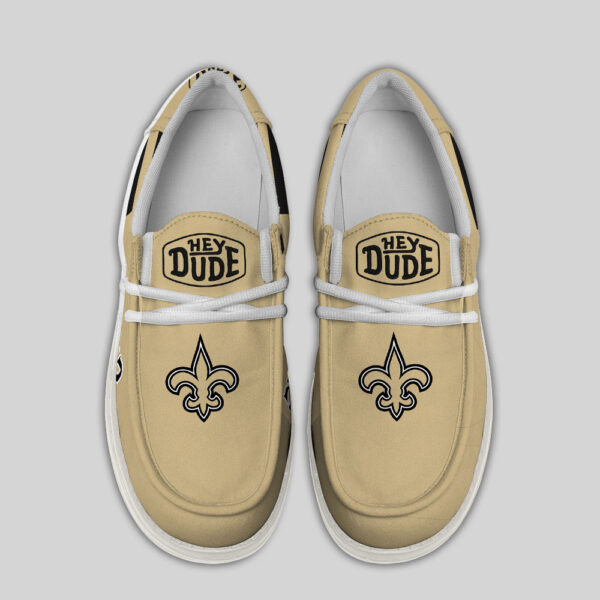 Tubopro New Orleans Saints Personalized Hey Dude Shoes For Men And Women - Image 4