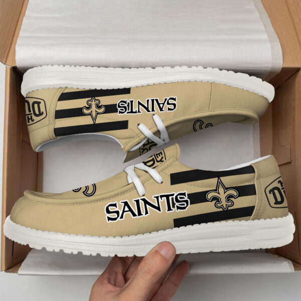 Tubopro New Orleans Saints Personalized Hey Dude Shoes For Men And Women - Image 3