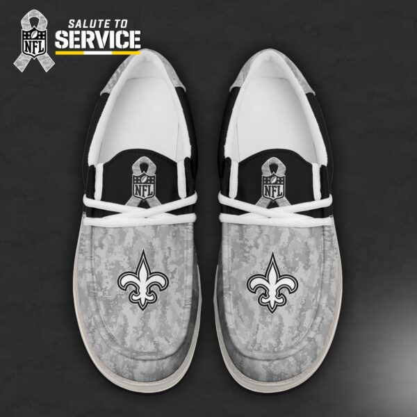 Tubopro New Orleans Saints Personalized Hey Dude Shoes For Men And Women - Image 5