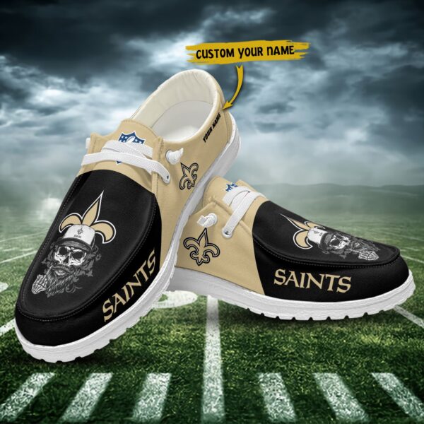 Tubopro New Orleans Saints Personalized Hey Dude Shoes For Men And Women - Image 3