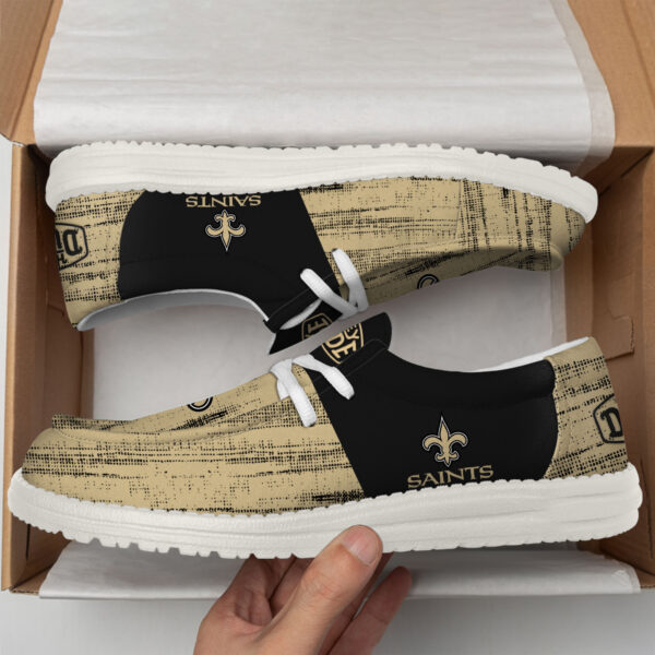 Tubopro New Orleans Saints Personalized Hey Dude Shoes For Men And Women - Image 2