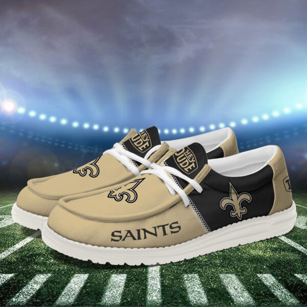 Tubopro New Orleans Saints Personalized Hey Dude Shoes For Men And Women - Image 3