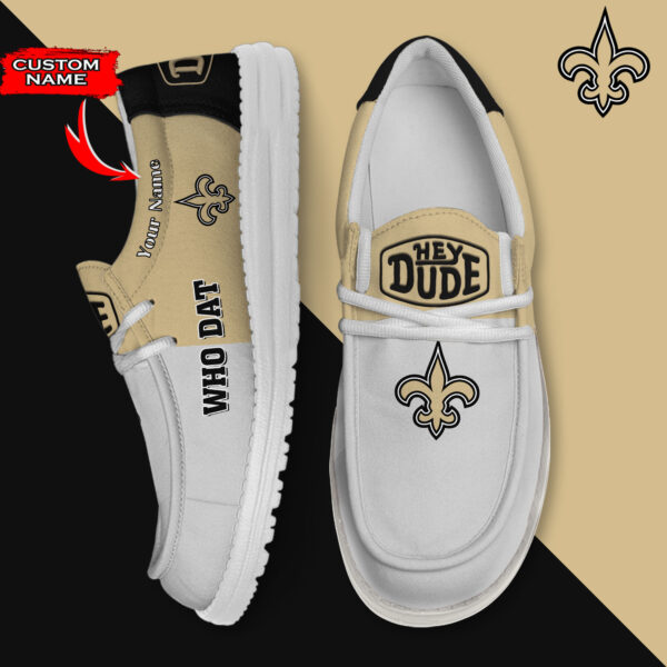 Tubopro New Orleans Saints Personalized Hey Dude Shoes For Men And Women