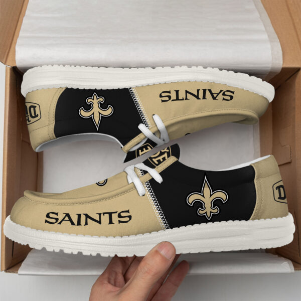 Tubopro New Orleans Saints Personalized Hey Dude Shoes For Men And Women - Image 2